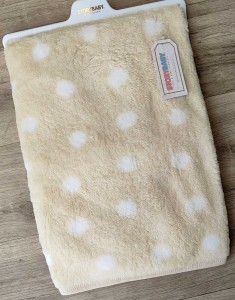 Плед Story Baby "Цятки" бежевий, унісекс 100*85