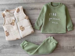 Костюм Minitix "Star Beary" зелений, хлопчик 9-12-18-24 місяців
