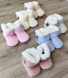 Пінетки Story Baby "Зайчик" мікс кольорів, унісекс 0-3