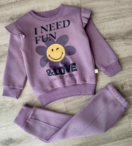Костюм Bobisko "Love" фіолетовий, дівчинка 2-3-4-5 років