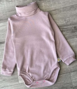 Боді "Однотонний", рожевий(пудра), дівчинка 9-12-18-24 місяців