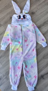 Кигуруми "Зайка" голубой, унисекс 2-3-4-5 лет