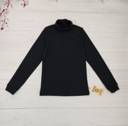 Водолазка  "Однотонна", чорний, унісекс 3-4-5-6 років