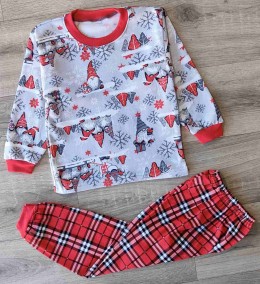 Піжама "Гном" червоний, хлопчик 2-3-4-5-6 років