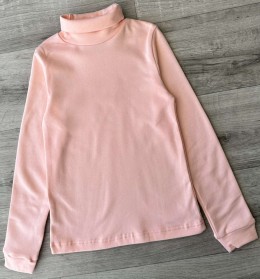 Водолазка  "Однотонна", персиковий, дівчинка 7-8-9-10 років