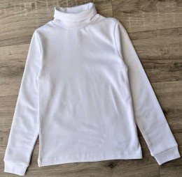 Водолазка  "Однотонна", білий, унісекс 11-12-13-14 років