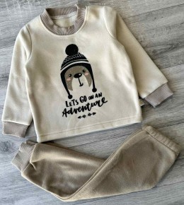 Костюм «Lets go» бежевий, хлопчик 1.5-2-3-4-5 років