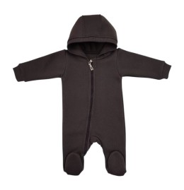 Чоловічок "Однотонний" коричневий, унісекс 0-3-6-9-12 місяців