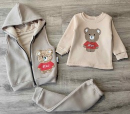 Костюм Minitix "Bear" сірий, хлопчик 9-12-18-24 місяців