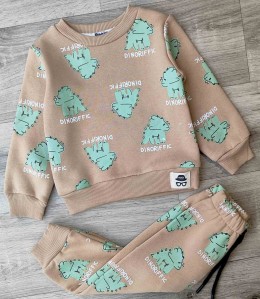 Костюм Ronix "Dinoriffic" коричневый, мальчик 6-9-12-18 месяцев