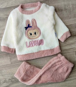 Костюм Gulsen «Лабубу» коричневый(терракотовый), девочка 6-9-12-18 месяцев