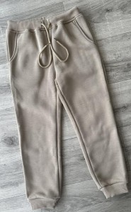 Штаны "Однотонные" бежевый, унисекс 11-12-13-14 лет