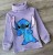 Водолазка "Стич" фиолетовый(сиреневый), девочка 1-3-5-7-9 лет, фото