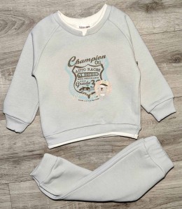 Костюм Bebico "Champion" голубой, мальчик 9-12-18-24 месяцев