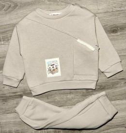 Костюм Bebico "Самолет" бежевый, мальчик 9-12-18-24 месяцев