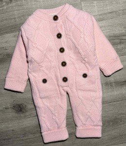 Человечек Royal Kids "Плетенка" розовый, девочка 6-9-12-18 месяцев