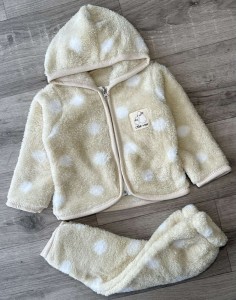 Костюм Story Baby «Hello winter» бежевый, унисекс 9-12-18 месяцев