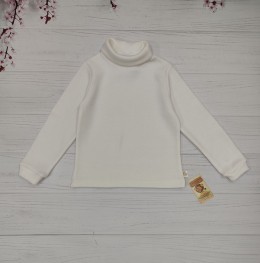 Водолазка  "Однотонна", молочний, унісекс 11-12-13-14 років