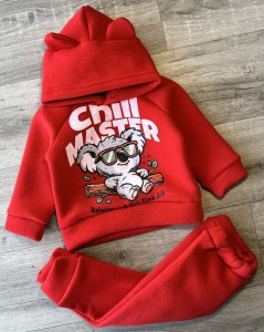 Костюм "Коала" червоний, хлопчик 9-12-24-36 місяців