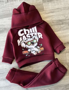 Костюм "Коала" бордовий, унісекс 9-12-24-36 місяців