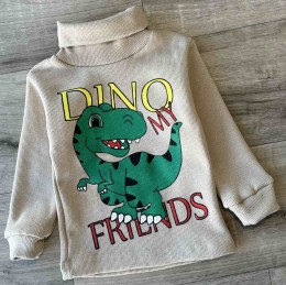 Водолазка "Dino" бежевий, хлопчик 1-3-5-7-9 років