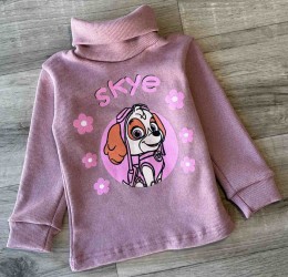 Водолазка "Собачка" коричневий(теракотовий), дівчинка 1-3-5-7-9 років