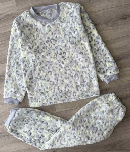 Піжама «Цятки» сірий, хлопчик 10-11-12-13 років