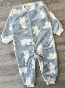 Спальник «Ведмедик» блакитний, хлопчик 2-3 роки