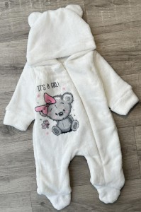 Чоловічок "Its a girl" білий, дівчинка 0-3-6 місяців