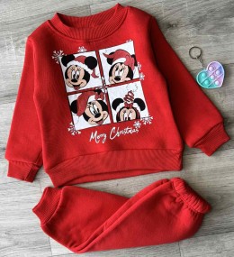 Костюм Aybeyce Kids ''Merry Christmas''', красный, девочка 1-2-3-4 года