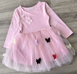 Сукня Miss Lily "Метелики", рожевий, 3-4-5-6 років