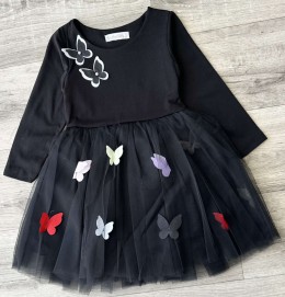 Сукня Miss Lily "Метелики", чорний, 3-4-5-6 років