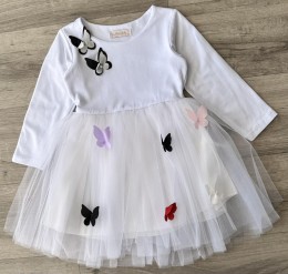 Сукня Miss Lily "Метелики", білий, 3-4-5-6 років
