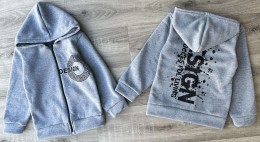 Кофта "Design" сірий, хлопчик 3-4-5-6-7 років