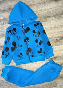 Костюм ''Мишка" блакитний, хлопчик 9міс-1,5-2-3-4 років