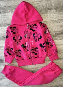 Костюм ''Мишка" малиновий, дівчинка 9міс-1,5-2-3-4 років