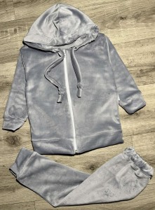 Костюм "Велюр" сірий, унісекс 3-5-7-9 років