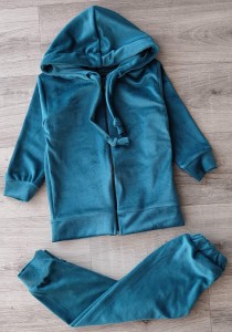 Костюм "Велюр" зелений, унісекс 3-5-7-9 років