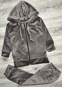 Костюм "Велюр" коричневий, унісекс 3-5-7-9 років