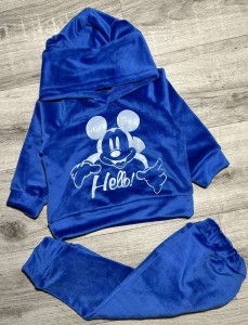 Костюм "Hello!" синій, хлопчик 9-12-24-36 місяців