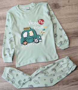 Пижама Supermini "Vroom" зеленый, мальчик 4-5-6 лет