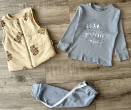 Костюм Minitix "Star Beary" голубой, мальчик 9-12-18-24 месяцев