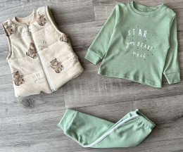 Костюм Minitix "Star Beary" зеленый, мальчик 9-12-18-24 месяцев