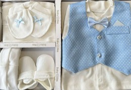 Комплект Baby Biss "Classic"  голубой, мальчик 0-3 месяцев