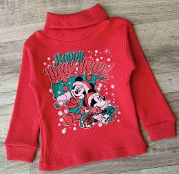 Водолазка "Happy New Year" красный, унисекс 3-4-5-6-7 лет