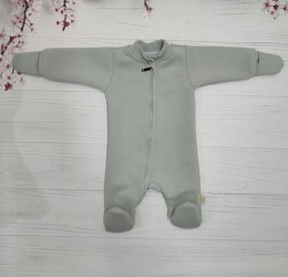Чоловічок ''Однотонний" сірий, хлопчик 0-3 місяців