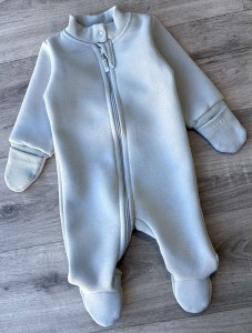 Чоловічок ''Однотонний", сірий, хлопчик 0-3-6-9 місяців
