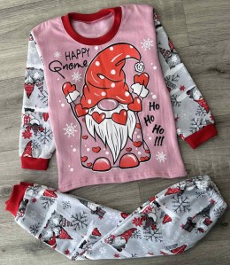 Піжама "Гном 2" рожева, дівчинка 2-3-4-5-6 років