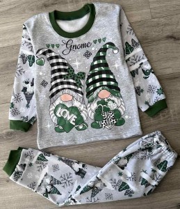 Піжама «Gnome Love» сіра, хлопчик 2-3-4-5-6 років
