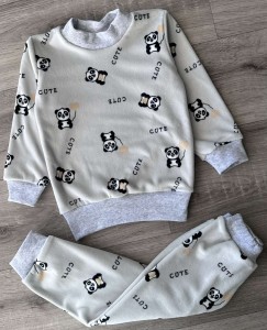 Костюм "Cute" серый, унисекс 1-2-3 года